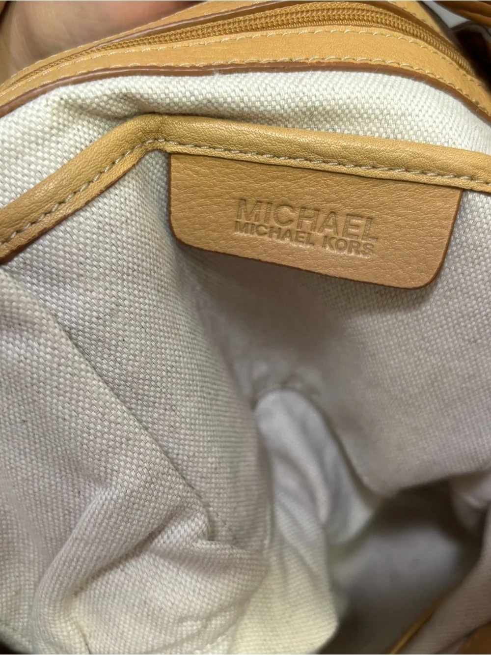 MICHAEL Michael Kors Pebbled Hobo Bag in Mustard Yellow